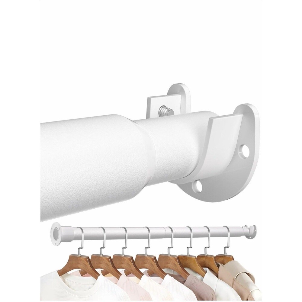 Closet Rod, 16.4 to 41.73 Inch Adjustable Closet Rods
